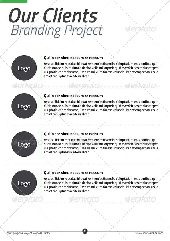 Project Proposal Template Vol-01 by mrizwan | GraphicRiver